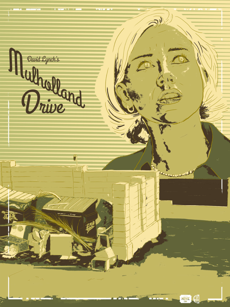 Foto alternative movie poster del film Mulholland Drive di David Lynch | Coinop Prints | Soggettiva Gallery Milano