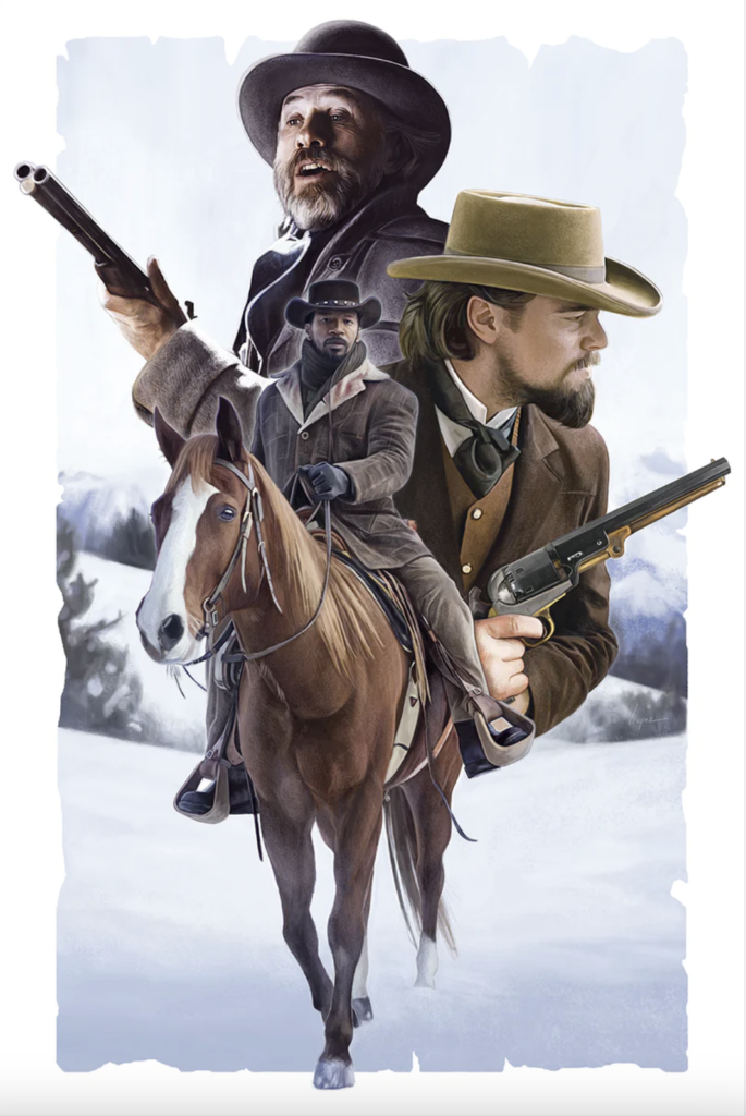 Alternative movie poster Django Unchained (Horse) | Quentin Tarantino| Fredlobo Lopez | Soggettiva Gallery Milano