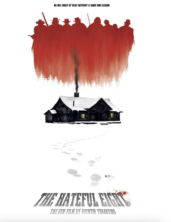 Alternative movie poster Hateful Eight (Red) | Quentin Tarantino| j | Soggettiva Gallery Milano