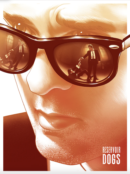 Alternative movie poster Le iene | Reservoir dogs (glasses) | Quentin Tarantino| Daniel Castro Maia | Soggettiva Gallery Milano