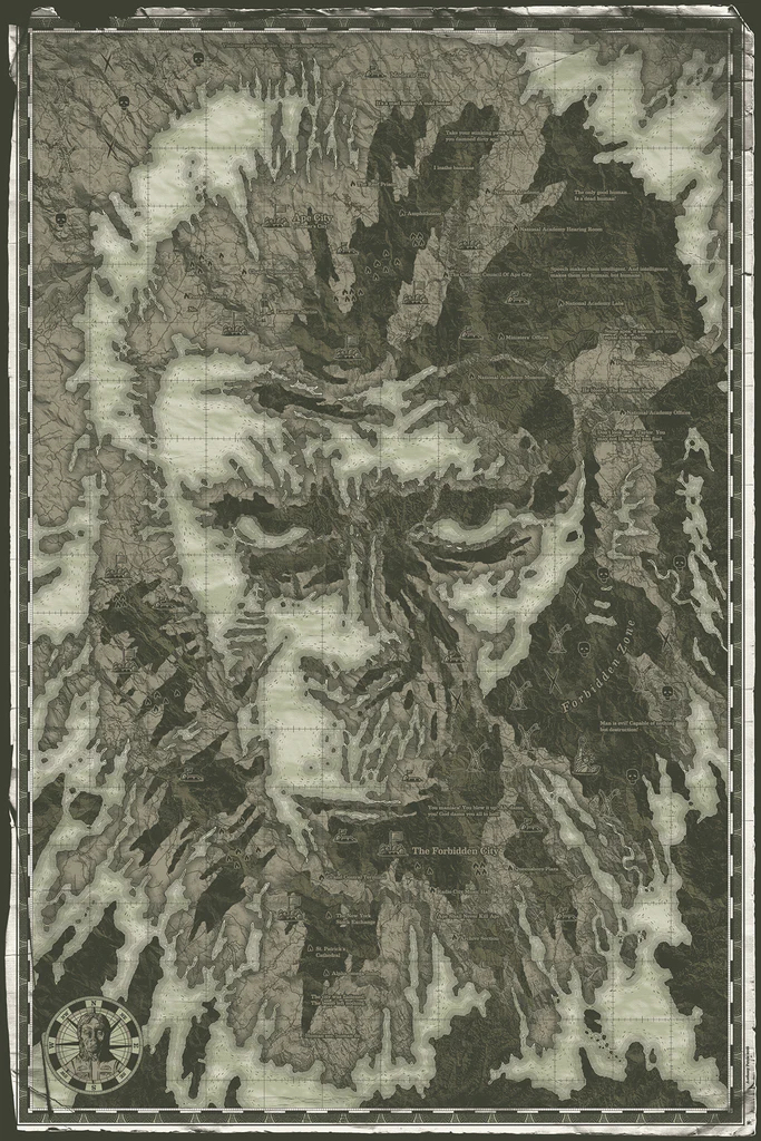 Alternative movie poster Il pianeta delle scimmie | Tim Burton | Anthony Petrie | Soggettiva Gallery Milano