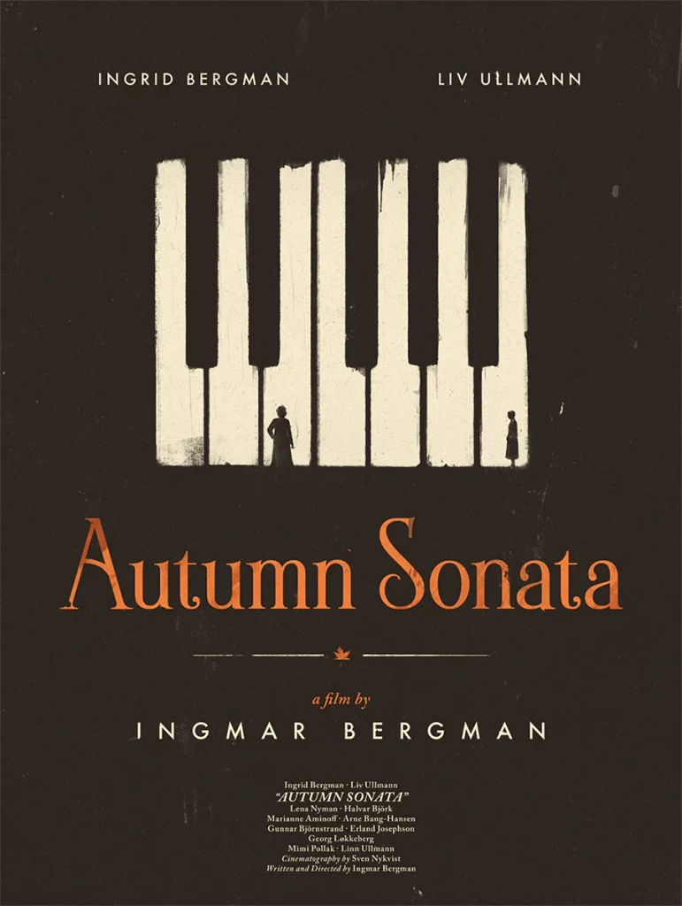 Aternative movie poster di Sinfonia D'autunno di Ingmar Bergman | Patrik Svensson