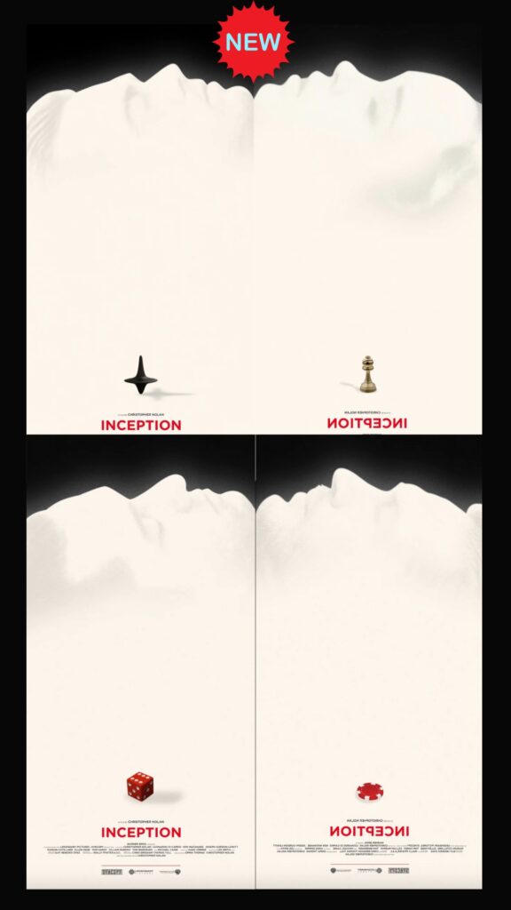 Alternative movie poster Inception Polittico New | Christopher Nolan | Javier Vera Lainez | Soggettiva Gallery Milano