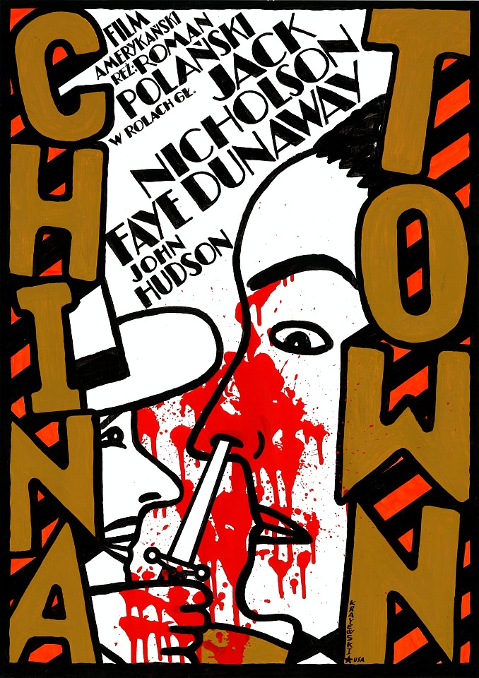 Alternative movie poster Chinatown (Polish) | Roman Polanski | Krajewski Andrzej | Soggettiva Gallery Milano