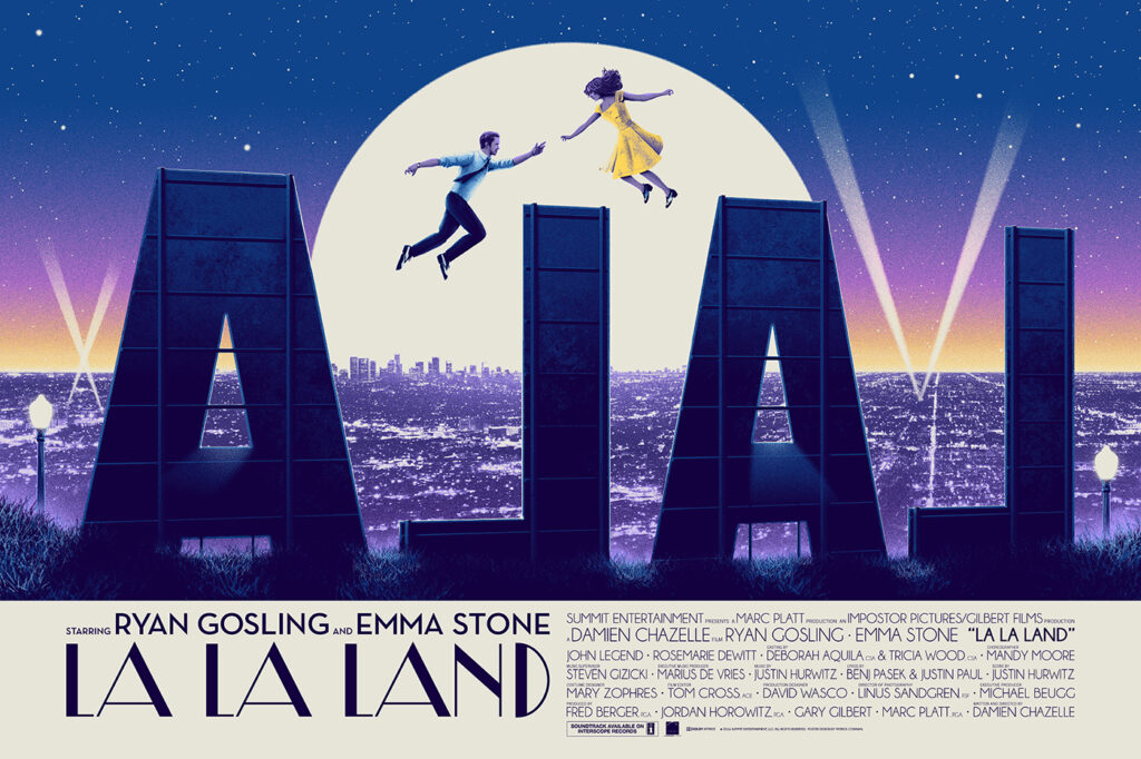 Alternative movie poster La La Land | Damien Chazzelle | Patrick Connan | Soggettiva Gallery Milano