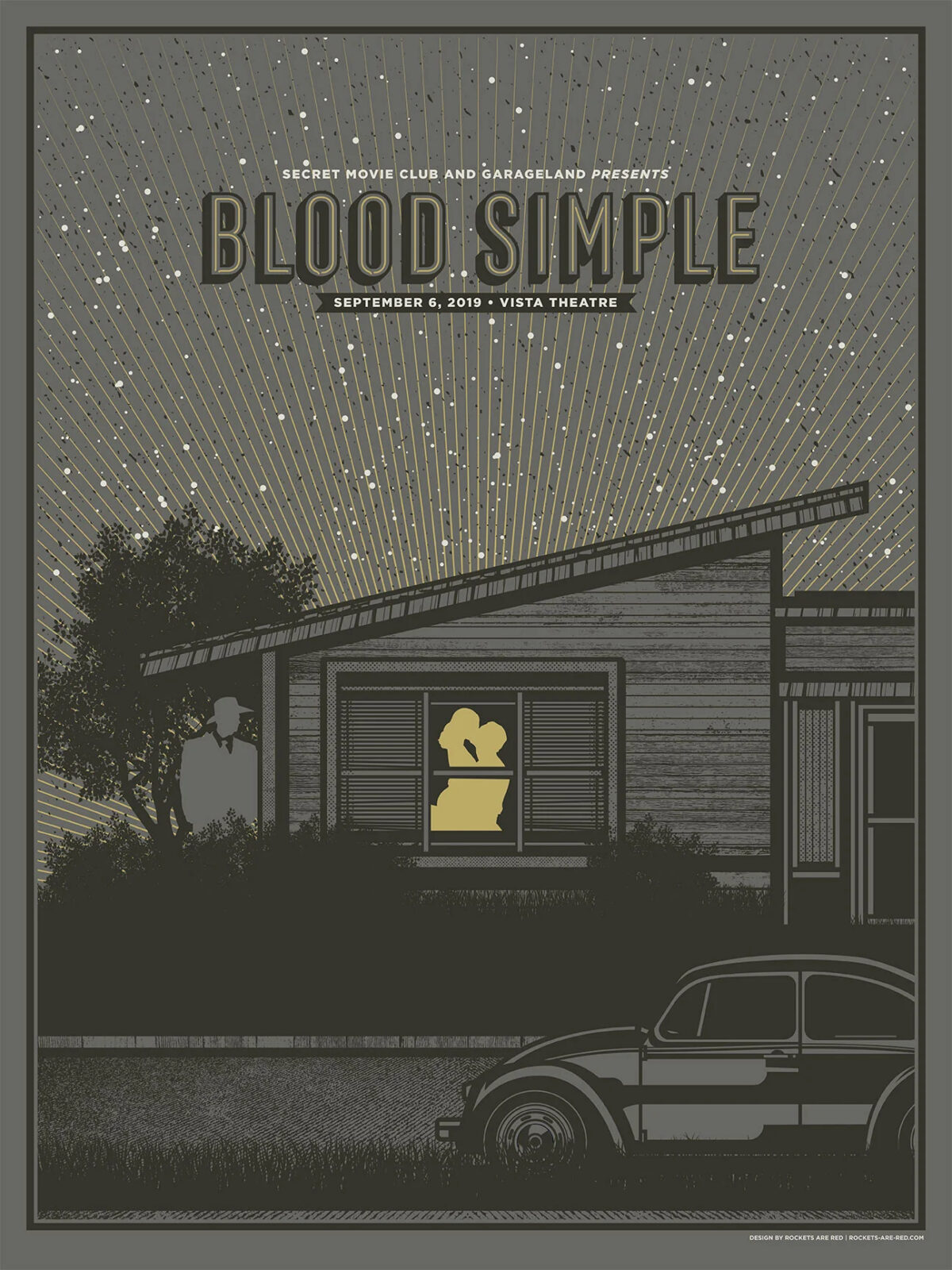 Foto alternative movie poster del film Blood Simple | JEFFREY EVERETT | Coen | Soggettiva Gallery Milano