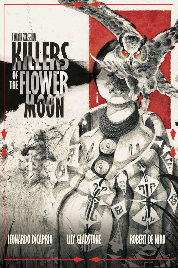Foto alternative movie poster de Killers of the flower moon | Matteo Costa | Martin Scorsese | Soggettiva Gallery Milano