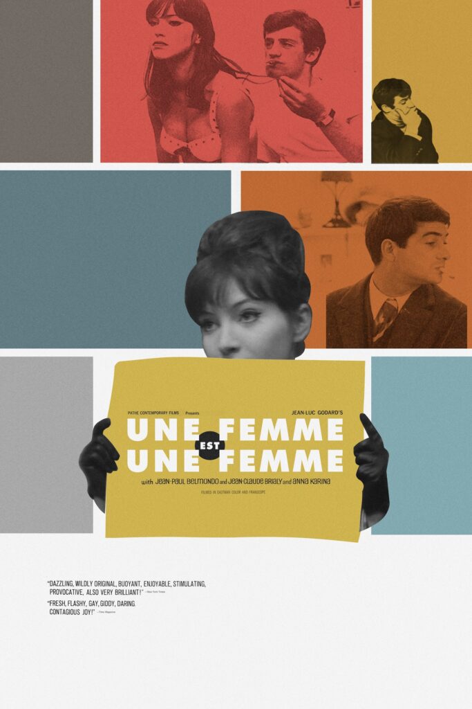 Foto alternative movie poster del film La donna è donna | Adam Juresko | Jean-Luc Godard | Soggettiva Gallery Milano