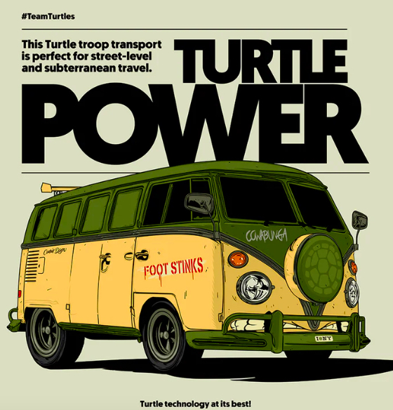 Soggettiva Gallery | TNT Ninja Turtle Van | Cranio Design